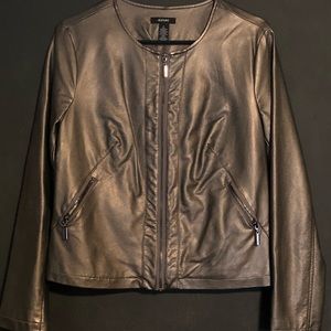 Alfani silver metallic jacket